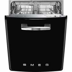 SMEG STFABBL3 LAVASTOVIGLIE AD INCASSO NERO LINEA ANNI '50