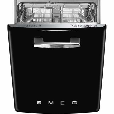 SMEG STFABBL3 LAVASTOVIGLIE AD INCASSO NERO LINEA ANNI '50