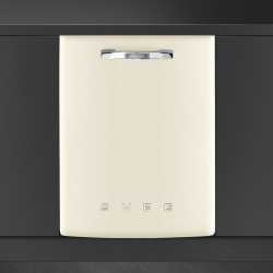 SMEG STFABCR3 BUILT-IN DISHWASHER CREAM 60 CM 50's STYLE