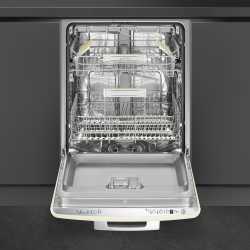 SMEG STFABCR3 BUILT-IN DISHWASHER CREAM 60 CM 50's STYLE