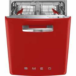 SMEG STFABRD3 LAVASTOVIGLIE AD INCASSO ROSSA LINEA ANNI '50