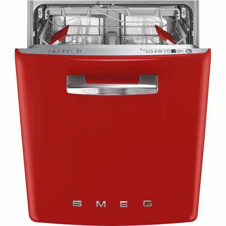 SMEG STFABRD3 LAVASTOVIGLIE AD INCASSO ROSSA LINEA ANNI '50
