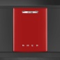 SMEG STFABRD3 BUILT-IN DISHWASHER RED 60 CM 50's STYLE