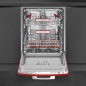 SMEG STFABRD3 RETRO EINBAU-GESCHIRRSPÜLER ROT 60 CM STYL DER 50° JAHRE