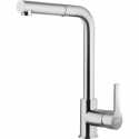 SMEG MID1NS EINHAND SPÜLTISCHMISCHER MIT VERSTELLBARER BRAUSE SATIN-NICKEL