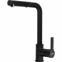 SMEG MID1MN MISCELATORE MONOCOMANDO CON DOCCETTA ESTRAIBILE NERO OPACO
