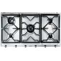 SMEG GASKOCHFELD SRV596GH5 EDELSTAHL 90 CM