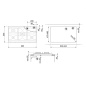 TABLE DE CUISSON SMEG SRV596GH5 ACIER INOX GRILLES EN FONTE 90 CM