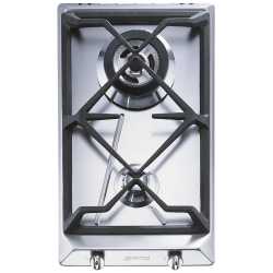 SMEG GAS HOB SRV532GH3 CONTEMPORARY AESTHETIC STAINLESS STEEL 30 CM