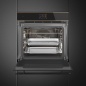 SMEG SO6604S4PNR COMBI OVEN VAPOR CLEAN DOLCE STIL NOVO