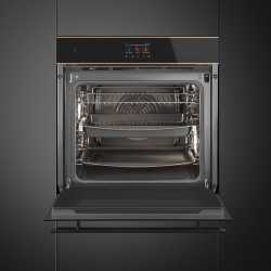 SMEG SOP6604S2PNR EINBAUBACKOFEN PYROLYTIK PLATTFORM GALILEO PYROSTEAM
