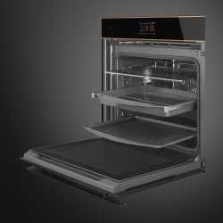SMEG SOP6604S2PNR EINBAUBACKOFEN PYROLYTIK PLATTFORM GALILEO PYROSTEAM