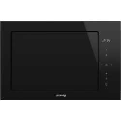 SMEG FMI625CN COMBINED MICROWAVE DOLCE STIL NOVO BLACK H 39 CM