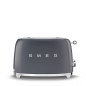 SMEG TOASTER 2 SLICES 50'S STYLE SLATE GREY TSF01GREU