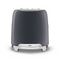 SMEG 50er JAHRE RETRO STIL 2 SCHEIBEN TOASTER TSF01GREU SLATE GREY