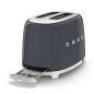 SMEG TOASTER 2 SLICES 50'S STYLE SLATE GREY TSF01GREU