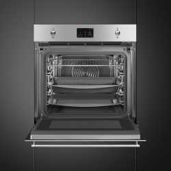 SMEG SO6303APX FOUR COMBINÈ MICRO-ONDES CLASSICA PLATEFORME GALILEO OMNICHEF