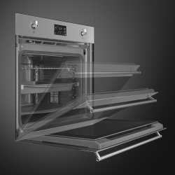 SMEG SOP6302S2PX PYROLITIC OVEN CLASSICA GALILEO PLATFORM PYROSTEAM