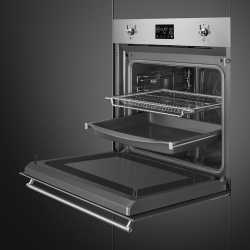 SMEG SO6302M2X COMBI MICROWAVE OVEN CLASSICA GALILEO PLATFORM SPEEDWAVEXL