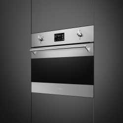 SMEG SO4302S3X EINBAU KOMPAKT BACKOFEN 45 CM DESIGNLINIE CLASSICI