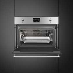 SMEG SO4302S3X EINBAU KOMPAKT BACKOFEN 45 CM CLASSICA PLATTFORM GALILEO STEAM100