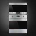 SMEG BUILT-IN MICROWAVE OVEN WITH ELECTRIC GRILL MP322X1