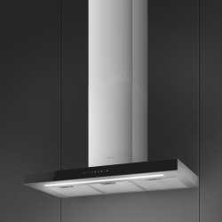 SMEG KBT9L4VN DEKOR WANDHAUBE EDELSTAHL/GLAS 90 CM