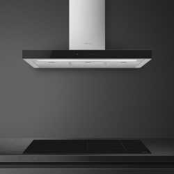 SMEG KBT9L4VN HOTTE MURALE ACIER INOXYDABLE/VERRE 90 CM