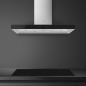 SMEG KBT9L4VN DEKOR WANDHAUBE EDELSTAHL/GLAS 90 CM