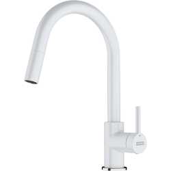 FRANKE LINA DOCCIA SINGLE LEVER SINK MIXER TAP WHITE