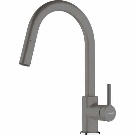 FRANKE LINA DOCCIA EINHEBELMISCHER MIT AUSZUGBRAUSE STONE GREY