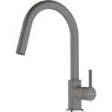 FRANKE LINA DOCCIA EINHEBELMISCHER MIT AUSZUGBRAUSE STONE GREY