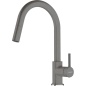 FRANKE LINA DOCCIA EINHEBELMISCHER MIT AUSZUGBRAUSE STONE GREY