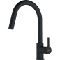 FRANKE LINA DOCCIA MISCELATORE MONOCOMANDO CON DOCCETTA ESTRAIBILE BLACK MATT