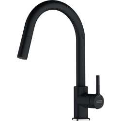 FRANKE LINA DOCCIA ROBINET MITIGEUR MONOCOMMANDE AVEC DOUCHETTE EXTRACTIBLE NOIR