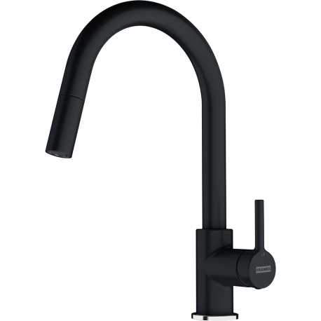 FRANKE LINA DOCCIA MISCELATORE MONOCOMANDO CON DOCCETTA ESTRAIBILE BLACK