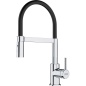 FRANKE LINA DOCCIA SINGLE LEVER SINK MIXER TAP CHROME/BLACK