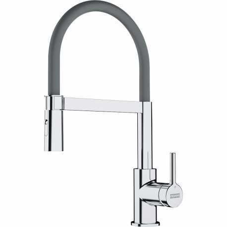FRANKE LINA DOCCIA ROBINET MITIGEUR MONOCOMMANDE AVEC DOUCHETTE EXTRACTIBLE CHROME/GRIS FRANKE LINA DOCCIA ROBINET MITIGEUR MONOCOMMANDE AVEC DOUCHETTE EXTRACTIBLE CHROME/GRIS