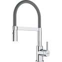 FRANKE LINA DOCCIA ROBINET MITIGEUR MONOCOMMANDE AVEC DOUCHETTE EXTRACTIBLE CHROME/GRIS