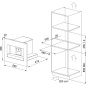 FRANKE MYTHOS FMY 45 CM XS EINBAU-KAFFEEMASCHINE EDELSTAHL SATIN / SCHWARZER KRISTALL