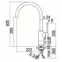 NOBILI WEB SINGLE LEVER SINK MIXER TAP CHROME