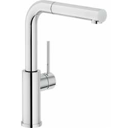 NOBILI WEB SINGLE LEVER SINK MIXER TAP WITH PULL OUT SPRAY CHROME