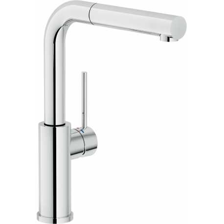 NOBILI WEB EINHAND SPÜLTISCHMISCHER MIT VERSTELLBARER BRAUSE CHROM NOBILI WEB EINHAND SPÜLTISCHMISCHER MIT VERSTELLBARER BRAUSE CHROM