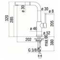 NOBILI WEB SINGLE LEVER SINK MIXER TAP WITH PULL OUT SPRAY CHROME