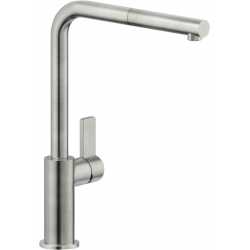 NOBILI FLAG SINGLE LEVER SINK MIXER TAP WITH PULL OUT STAINLESS STEEL                               SPRAY
