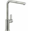 NOBILI FLAG SINGLE LEVER SINK MIXER TAP WITH PULL OUT STAINLESS STEEL                               SPRAY