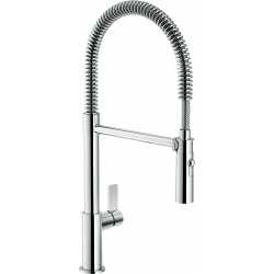 NOBILI FLAG SINGLE LEVER SINK MIXER TAP WITH PULL OUT SPRAY CHROME