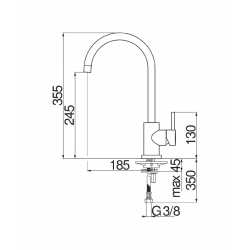 NOBILI LIVE  SINGLE LEVER SINK MIXER TAP