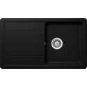 SCHOCK KITCHEN SINK TOLEDO D100 1 BOWL CRISTALITE PURE BLACK