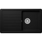 FREGADERO SCHOCK TOLEDO D100 DE 1 SENO CRISTADUR NEGRO PURO